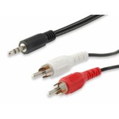 Jack 3.5mm to 2x RCA 2.5 m Black (14709207)