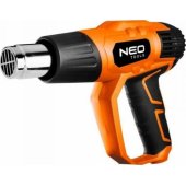 Heat gun 2000W, I: 50oC, II: 70-600oC,case, display