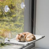 Trixie Lying mat for glass, velour, gray, 50x30 cm (TX-43209)