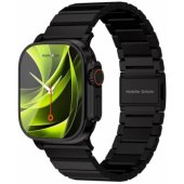Titanium Band Modena Apple Watch Ultra 49mm Black