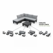 Set Elements Balcony Set gray/ light gray