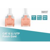 CAT 6 U-UTP Patch Cable 1m Grey
