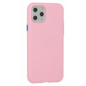 "Solid Silicone Case Apple iPhone 12 / 12 Pro" Pink