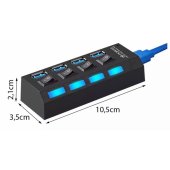 GB4USB3WBBK Black
