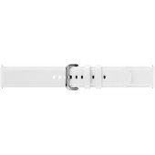 20mm Leather Strap for Watch Active 2 White