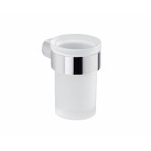 glass with holder Pirenei, chrome