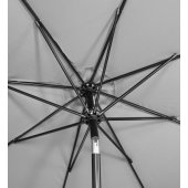 GARDEN UMBRELLA Light Grey 300 CM