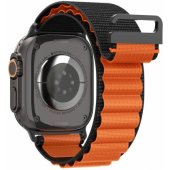 WBF1 Band Apple Watch 44/ 45/ 46/ 49mm Black-Orange