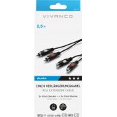 Cable 2xRCA - 2xRCA 2.5m (46018)