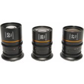 Nanomorph S35 Prime 3-Lens Bundle (27mm, 35mm, 50mm) (Amber) - L Mount