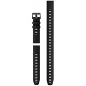 22mm QuickFit Silicone Strap Black (3 pcs. set)