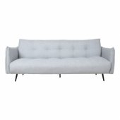 Sofa bed LANDER 3-seater, light grey