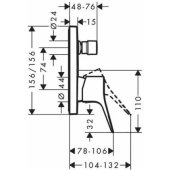 Vivenis Bath Mixer Matt Black