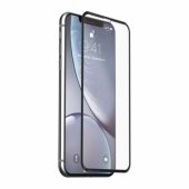 Anti-glare Tempered Glass iPhone XR (6.1) black (10pcs)