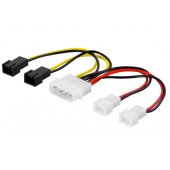 Cable 4-pin -> 2x3-pin 5V, 2x3-pin 12V