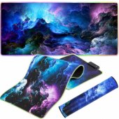 Cosmic Waves XXL gaming mousepad RGB | 900 x 400 | 7 modes