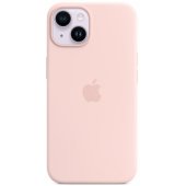 "Silicone Case with MagSafe iPhone 14 (MPRX3ZM/ A)" Chalk Pink