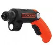 Black&Decker cordless pivot screwdriver BDCSFL20C, 3.6 volts (orange/ b