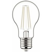 E27, A60, 8.5W, 1055lm, 2700K warm white, white filament