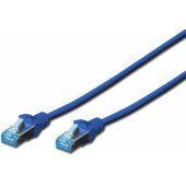 CAT 5e U-UTP Patch Cable 0,5m Blue
