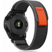 Nylon Garmin Fenix 5/ 6/ 6 Pro 7 Black-Orange