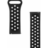 22mm Black 234 Double Silicone Band