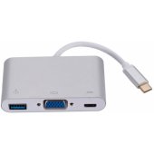 Multimedia Adapter Type-C to VGA + USB / USB-C White