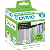 Large Lever Archive File Labels S0722480
