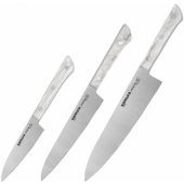 SHR-0220AW Harakiri Acryl Universal knives Set of 3pcs.