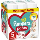 Pants Size 5, 152 Nappies, 12kg-17kg