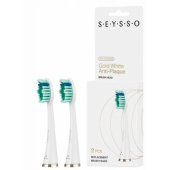 Brush Head Gold White Anti-plaque 2pcs