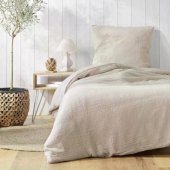 Bed Linen Set VELINA Beige 240x220cm, 63x63cm