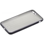 "Silicone Cover iPhone 7 Plus" Vertical Stripes Black