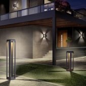 Outdoor decorative dimmable pole 100cm 12W 3000K IP65