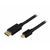 Cable DisplayPort Mini DisplayPort FHD 60Hz 3m black