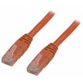 Patch cable U/ UTP Cat5e RJ45 3m orange