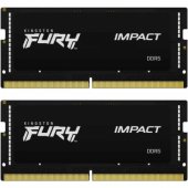 Fury Impact Black 2x16GB DDR5 4800MHZ SO-DIMM KF548S38IBK2-32