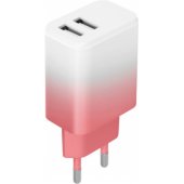 LSIG-AA-20 2x USB 18W white-pink