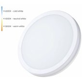 LED Влагозащищенный светильник с PIR датчиком движения 20W, 3CCT