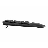 Wave Keys for Business Ergonomic Keyboard US Black