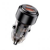 KSC-1175 Dual port 60W Car charger USB + Type-C
