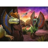 Puzzle - miniMaxi - Discover the world of dinosaurs - Trefl 56036