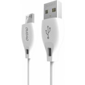 Micro USB data charging cable 2.4A 2m White