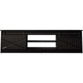GRANERO 200x56.7x35 Black/ Gloss Black