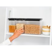 TASTY+ Stackable Canister Set of 3 - 1,6l & 3,5l Dark Grey