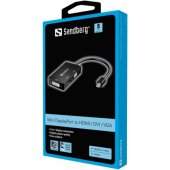 509-12 Adapter MiniDP to HDMI+DVI+VGA