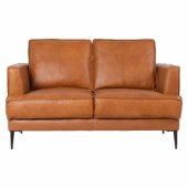 Sofa LEO 2-seater, light brown