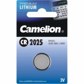 Lithium Button celles 3V (CR2025), 1- pack
