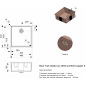 New York 40x40 (L) OKG Comfort Copper II