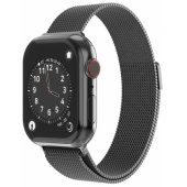 44mm Black Metal Strap